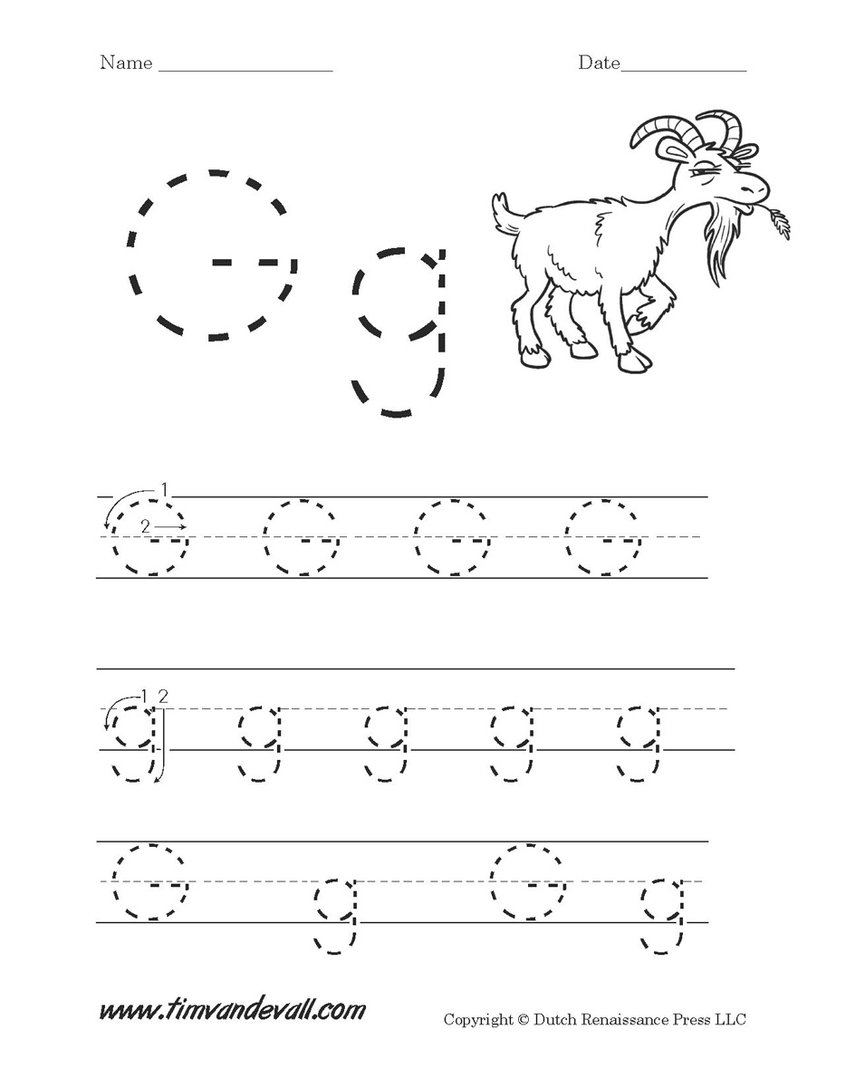 15 Exciting Letter G Worksheets for Kids | KittyBabyLove.com