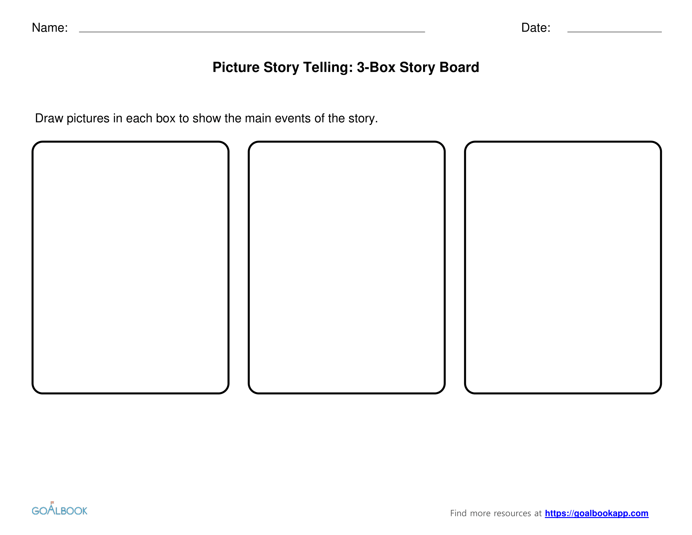 Storyboard activity for students image