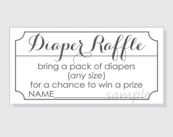 36 cute diaper raffle tickets kittybabylove com diaper raffle wording