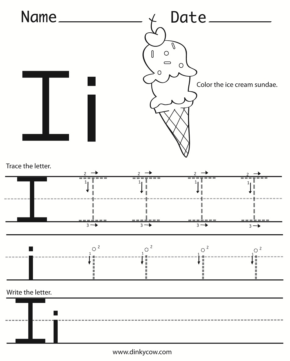 12 Kid-Friendly Letter I Worksheets KittyBabyLove.com - 12 Kid-Friendly Letter I Worksheets KittyBabyLove.com