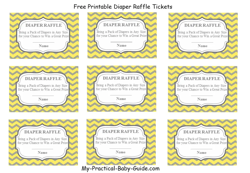 36 Lovely Diaper Raffle Tickets photograph regarding Free Printable Tickets Template known as 36 Adorable Diaper Raffle Tickets