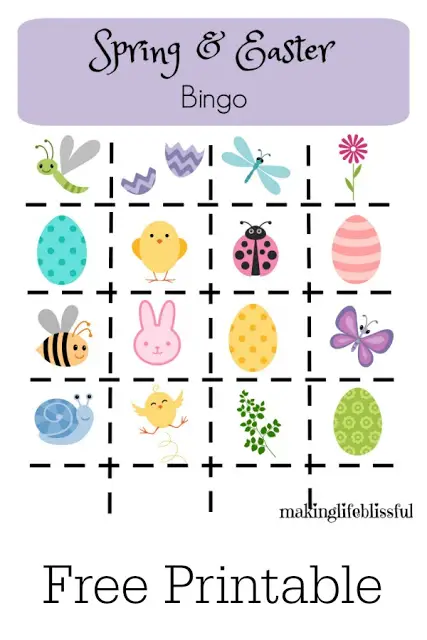 15 Outstanding Easter Bingo Playing cards for Merriment photograph regarding Free Printable Easter Bingo Cards titled 15 Great Easter Bingo Playing cards for Merriment
