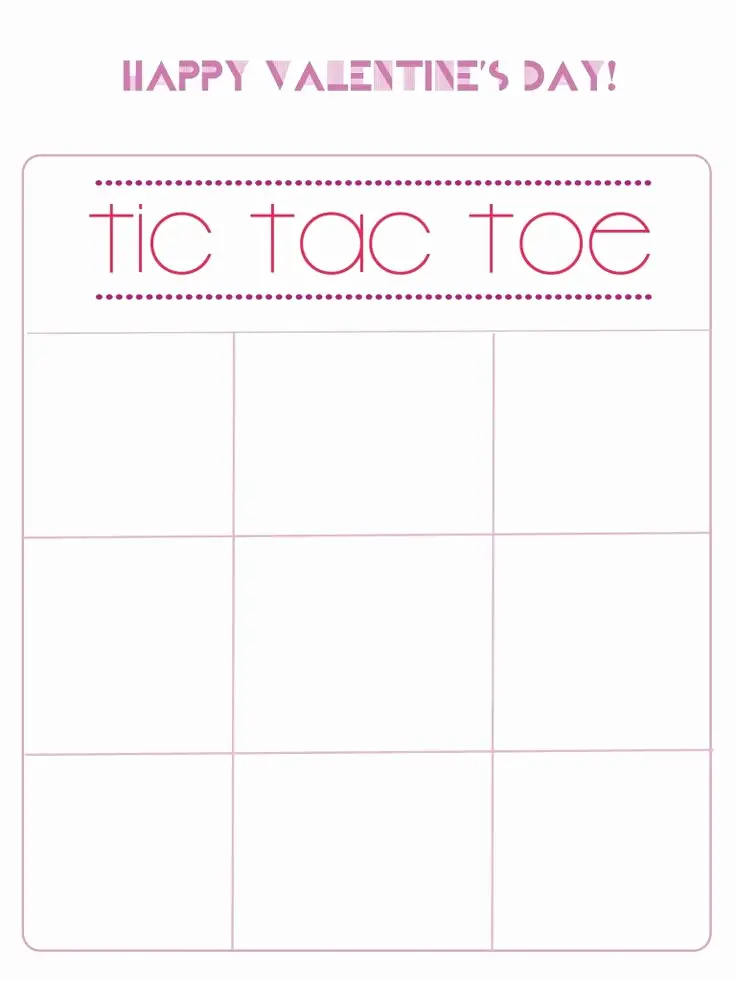 15 enjoyable tic tac toe printables kittybabylove com tick sheet template
