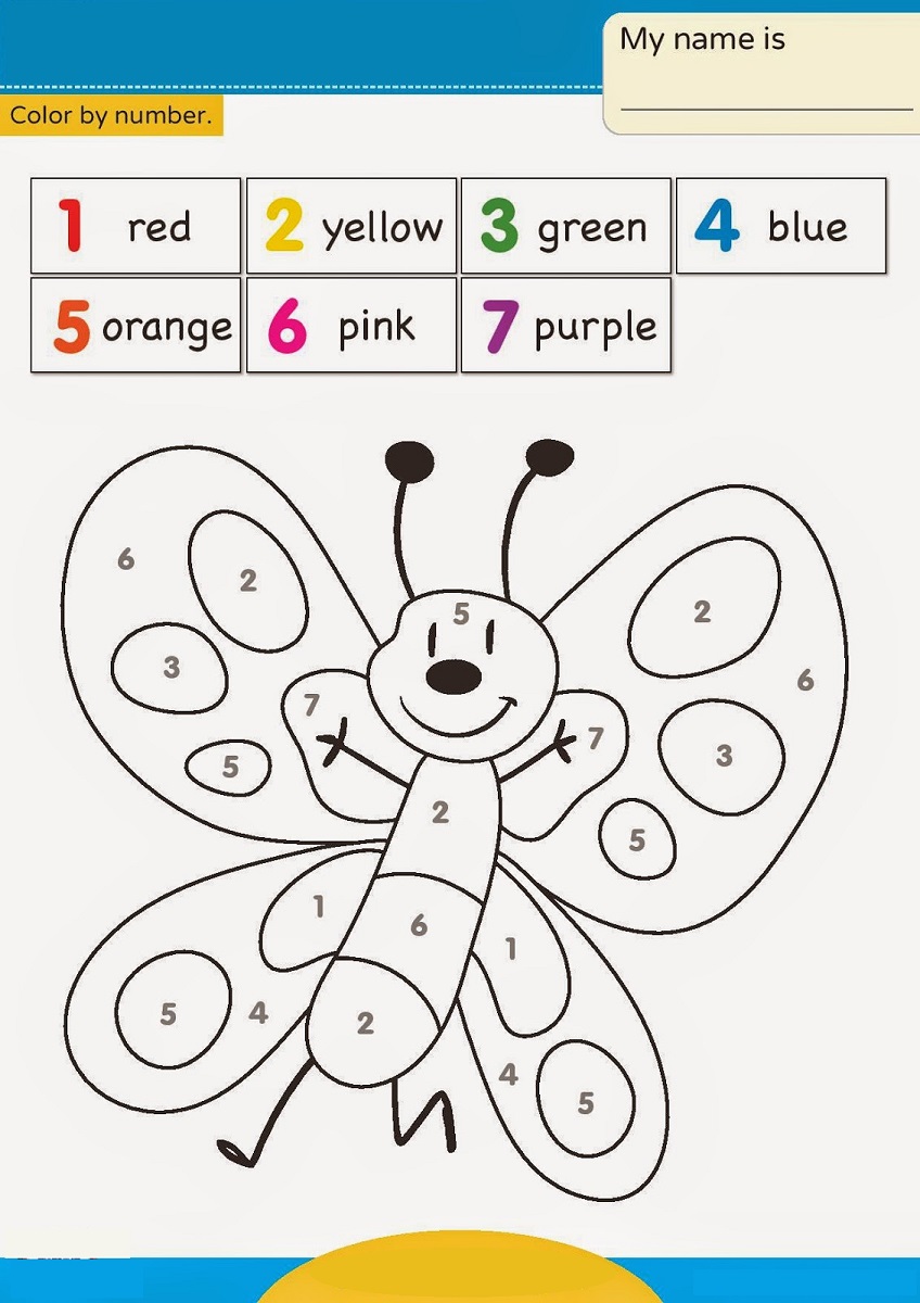 8 Exciting Butterfly Color by Number Worksheets - Kitty Baby Love