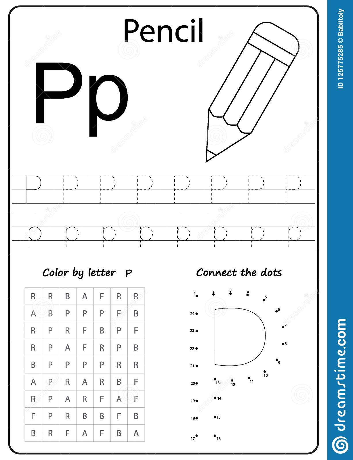 14 Constructive Letter P Worksheets | KittyBabyLove.com