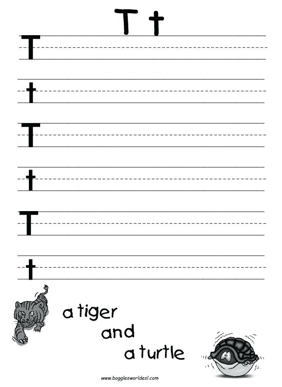 20 Learning The Letter T Worksheets Kitty Baby Love Letter T 