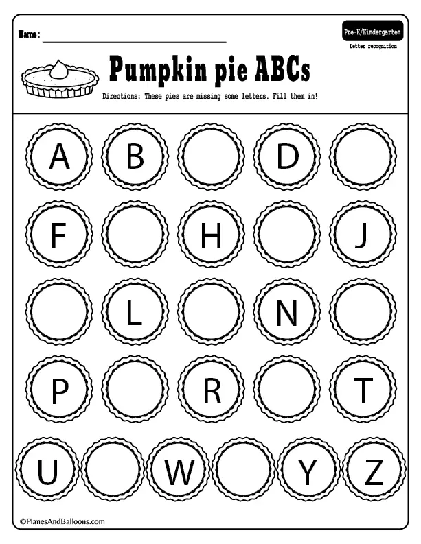 36 Entertaining Missing Letters Worksheets | KittyBabyLove.com