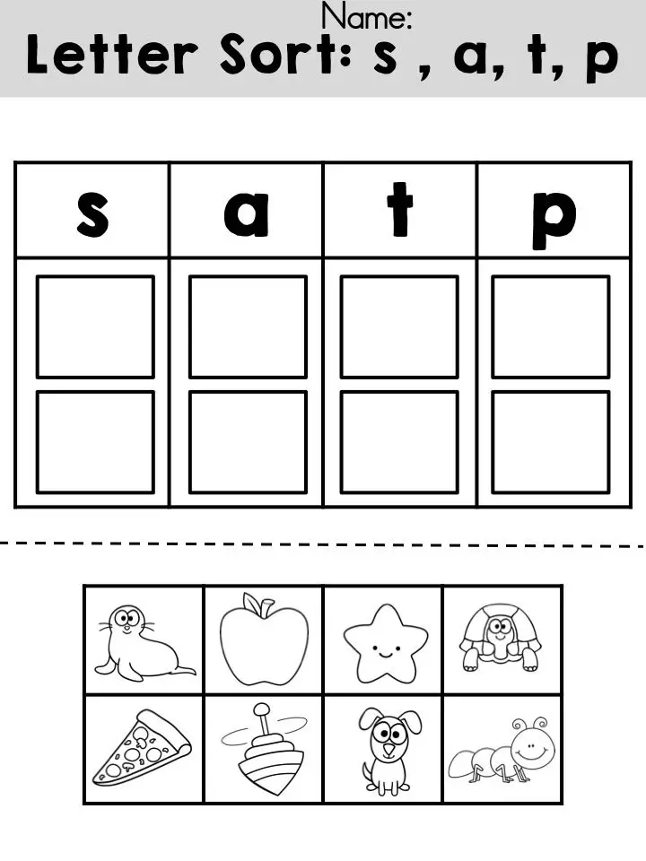 Printable Beginning Sounds Worksheets