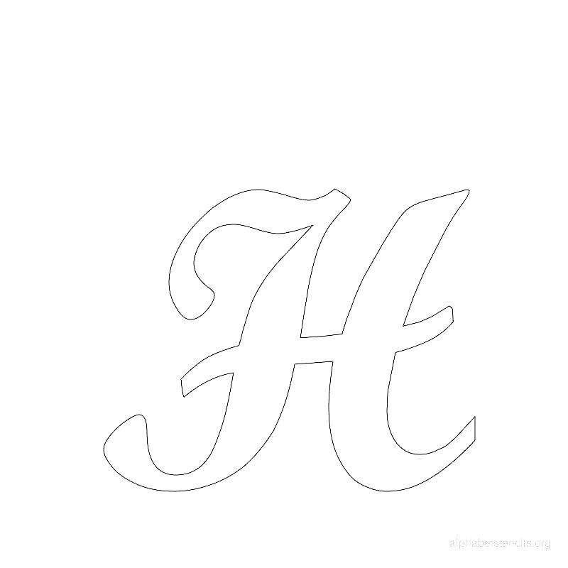 Large Letter Templates