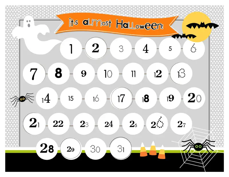 5 Spooky Halloween Countdown Calendars