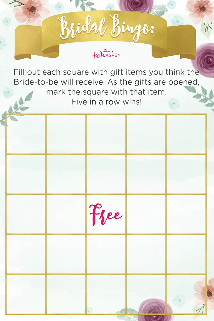 10 funny bridal shower bingos kittybabylovecom
