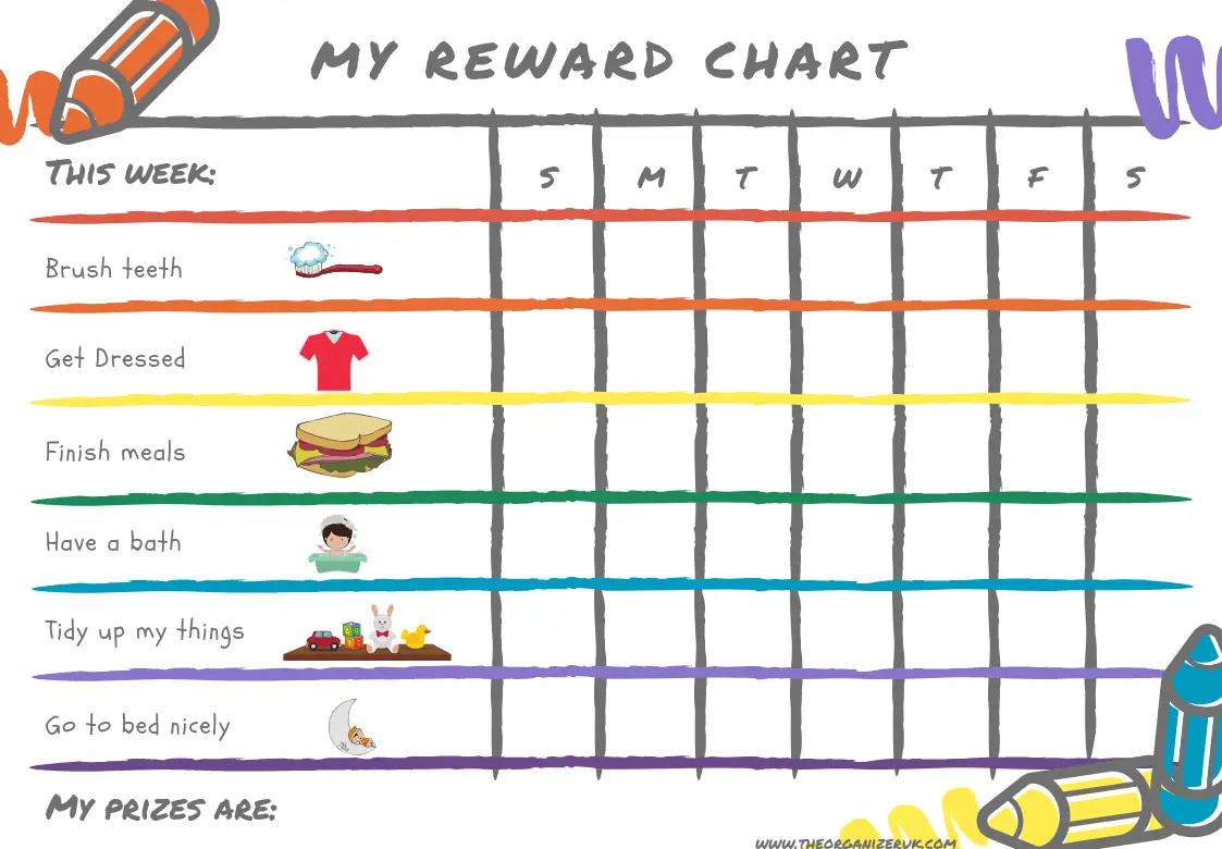 Task Charts For Preschoolers