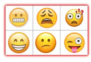 14 Lovable Emoji Bingo Printables picture regarding Emoji Feelings Printable titled 14 Lovable Emoji Bingo Printables