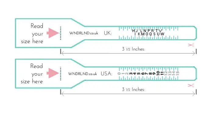 Printable Ring Size Tool
