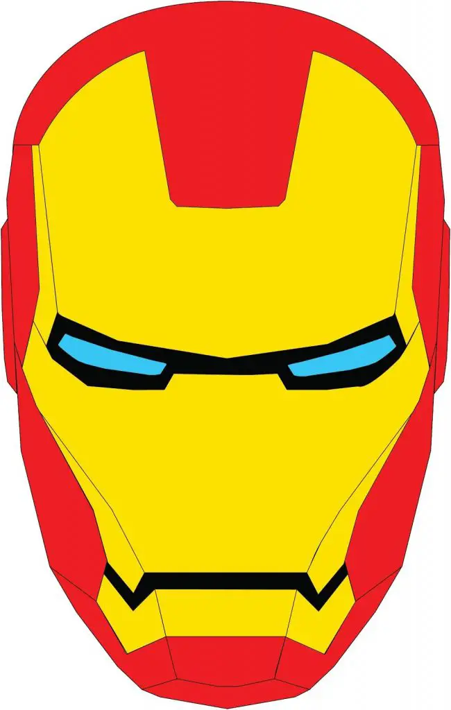 7 Sleek Iron Man Mask Templates