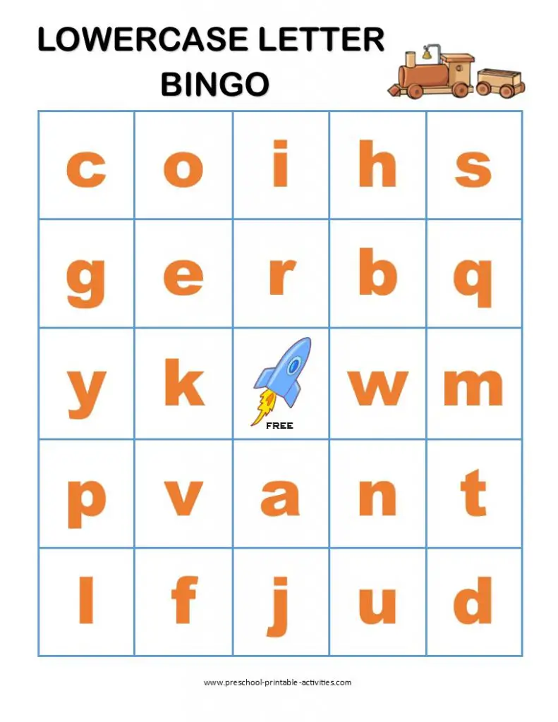 20 Educational Alphabet Bingos | KittyBabyLove.com