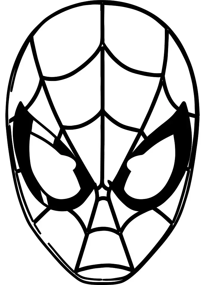 11 Fun Spiderman Mask Templates | KittyBabyLove.com