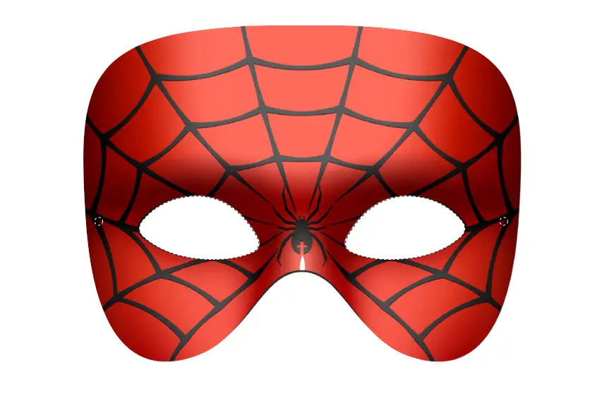 spiderman 3d mask template pdf download