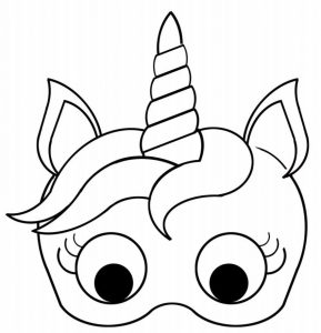 10 awesome unicorn mask templates kittybabylovecom