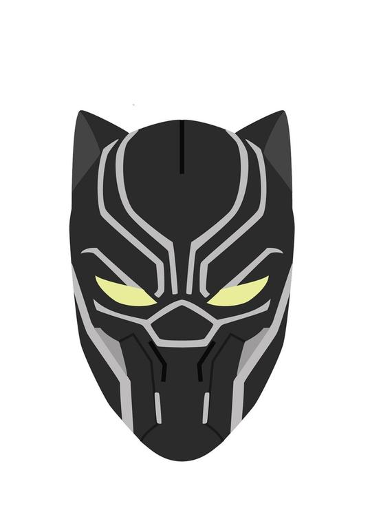 7 black panther mask templates to invoke the superhero in