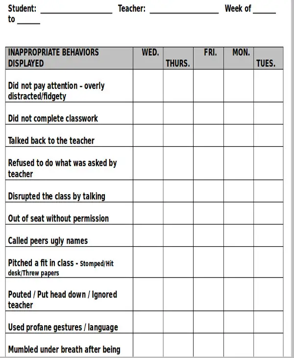 28 effective behavior charts kitty baby love