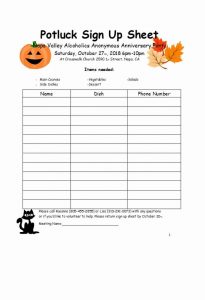 10 Thanksgiving Potluck Sign Up Sheets to keep it Smooth ...