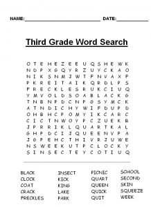 18 3rd grade word searches for you kittybabylovecom