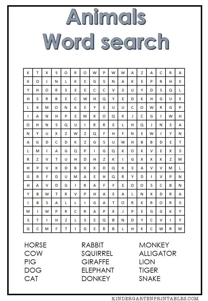 18 pedagogic 1st grade word searches kittybabylovecom