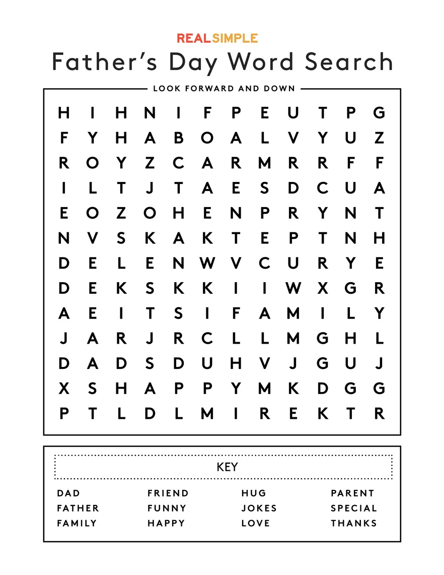 12 lovely fathers day word search puzzles kitty baby love