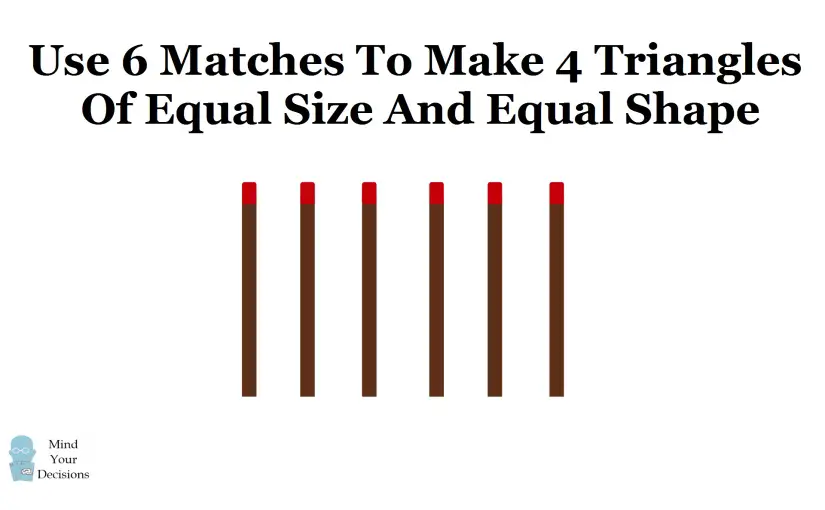 11 Toothpick Puzzles That Make You Think Kitty Baby Love