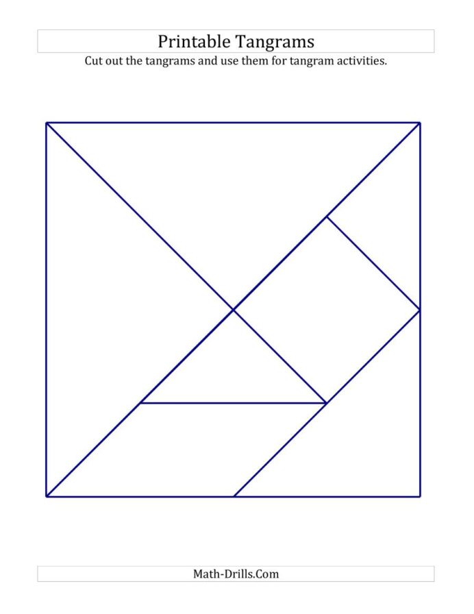free printable tangram puzzles worksheets learning how