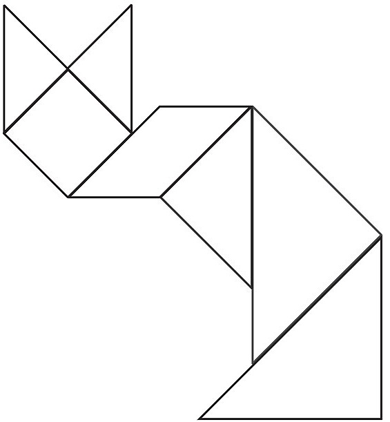 20 interesting tangram puzzles printables kittybabylovecom